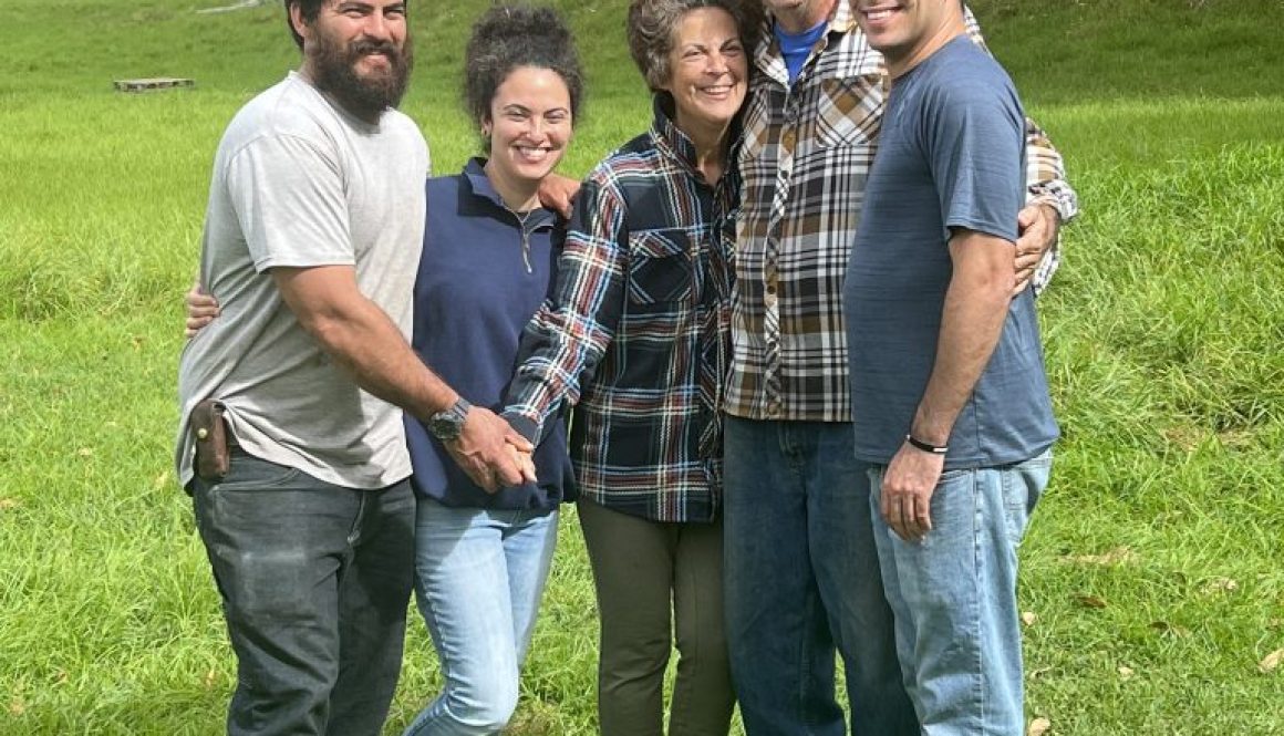 Tony, Dana and their adult triplets