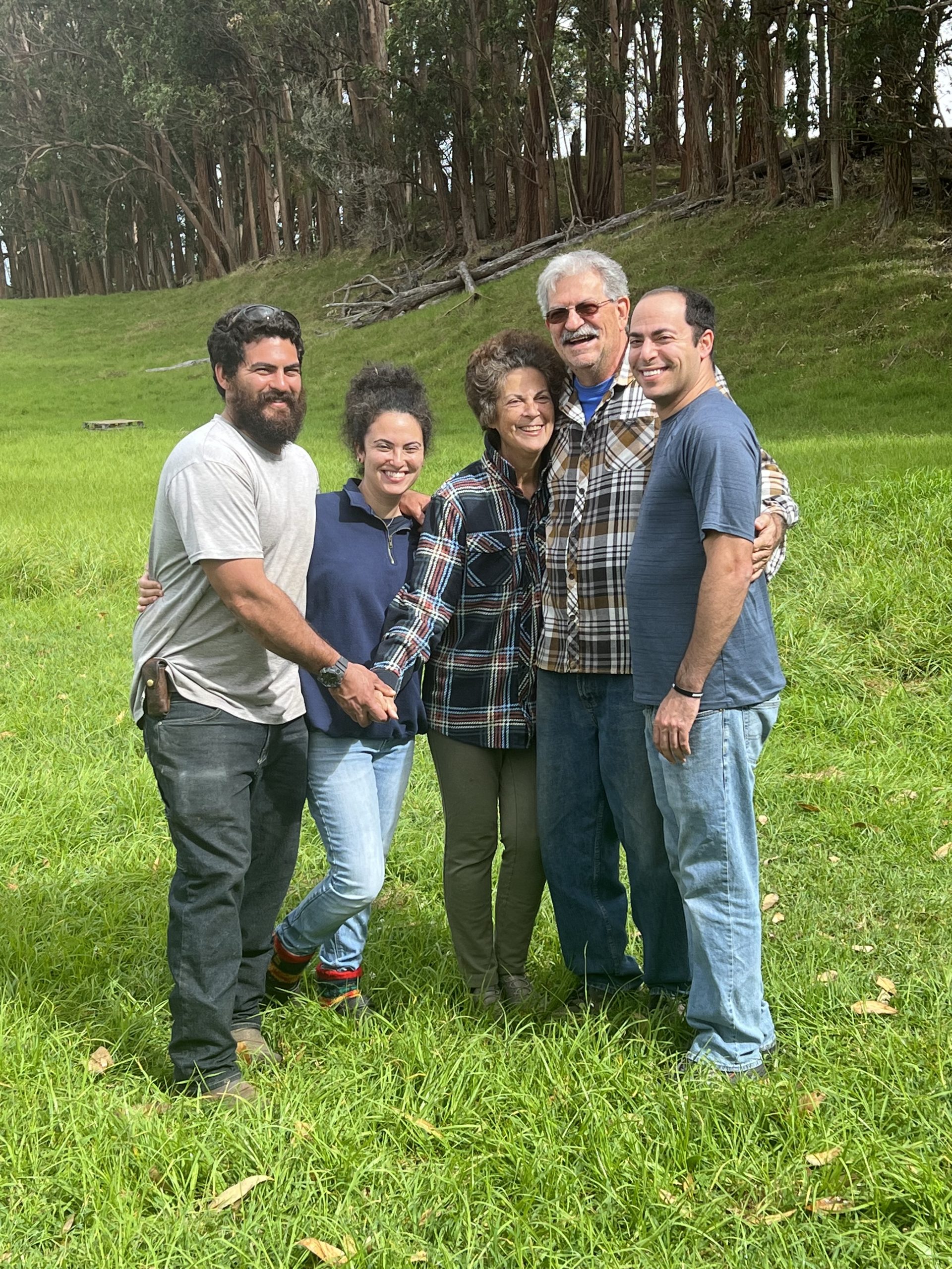 Tony, Dana and their adult triplets