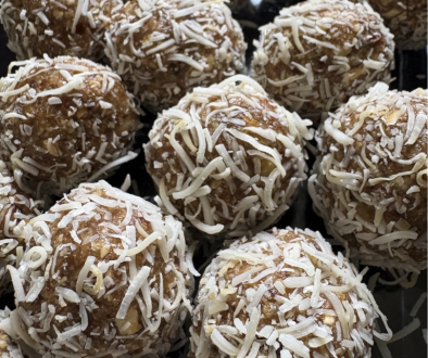 maple walnut date energy bites
